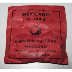 Billes d'acier Meccano 9,5 mm