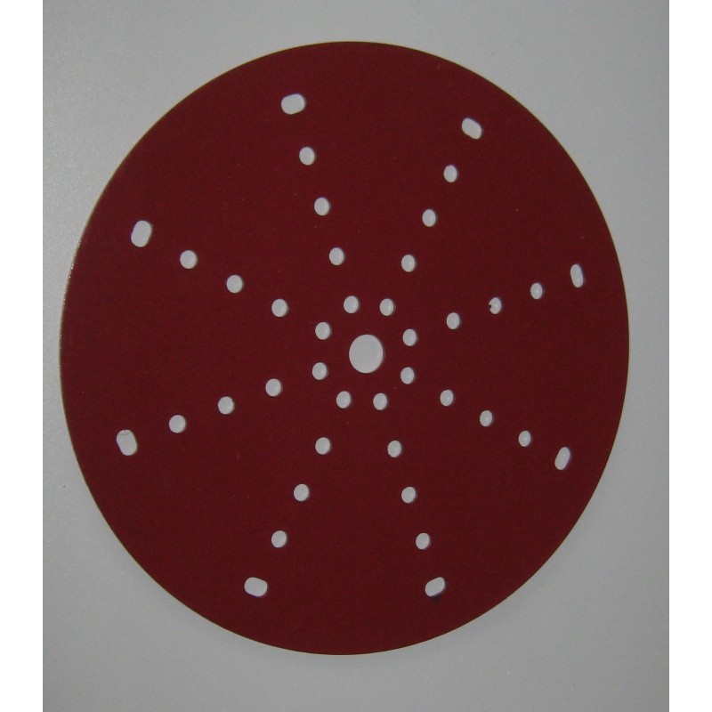 Plaque circulaire Meccano 15 cm rouge