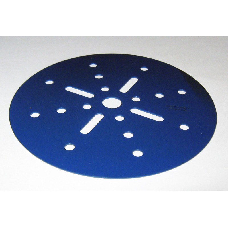 Plaque circulaire Meccano 10 cm