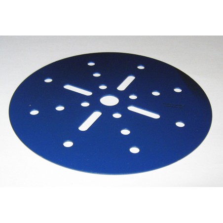 Plaque circulaire Meccano 10 cm