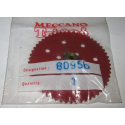 Roue de chaîne Meccano 56 dents rouge