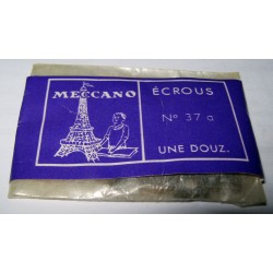 Sachet de 12 écrous Meccano