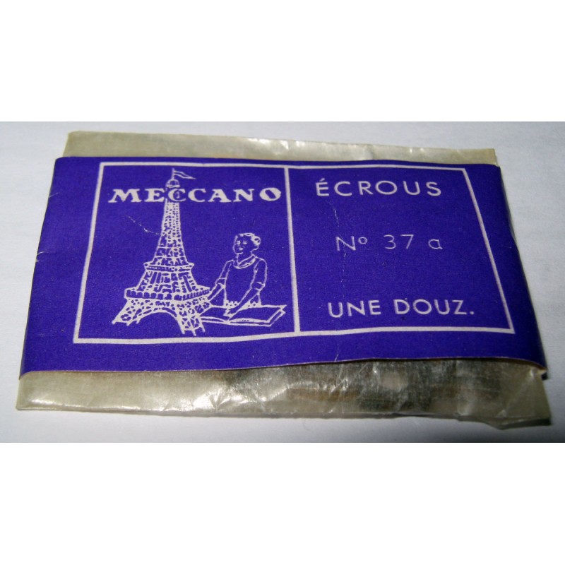 Sachet de 12 écrous Meccano