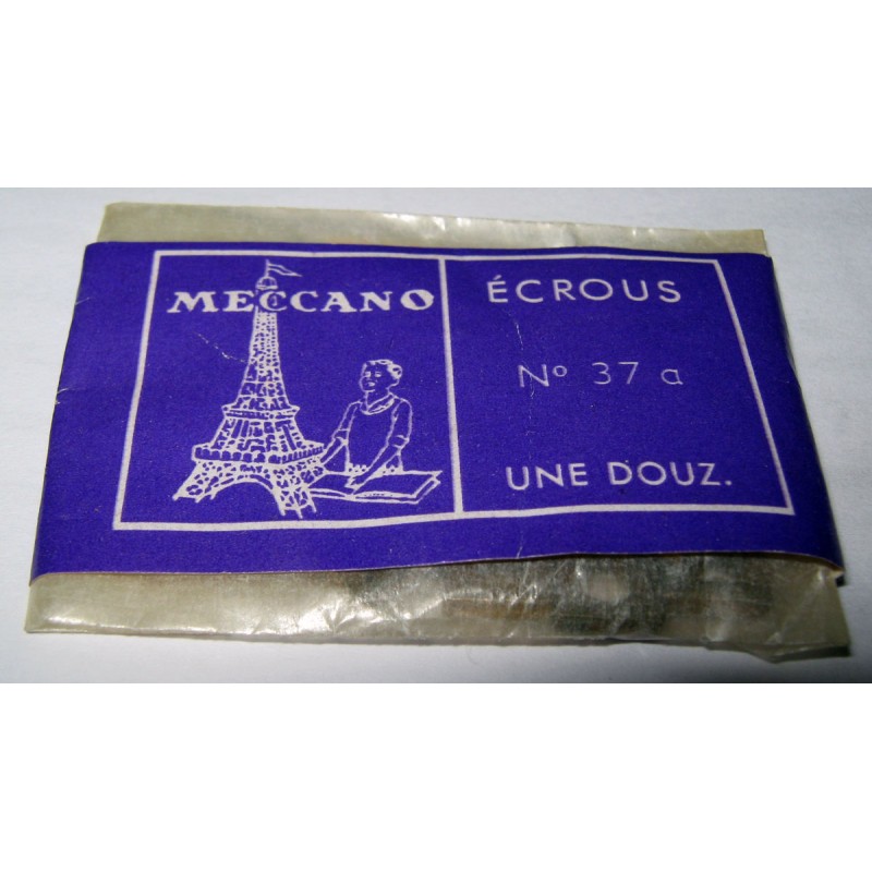 Sachet de 12 écrous Meccano