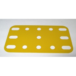 Plaque flexible Meccano 5x3 trous jaune