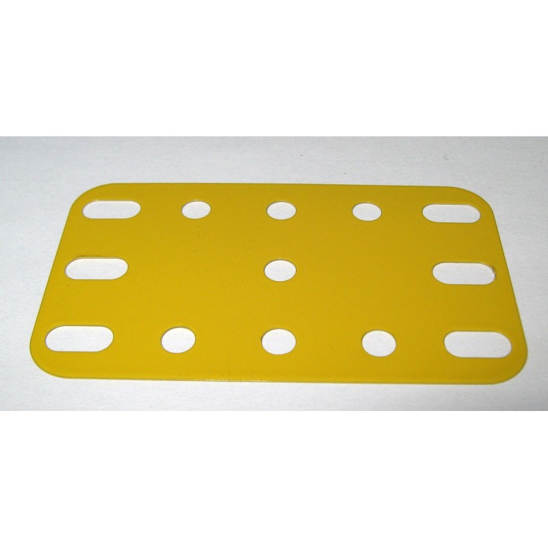 Plaque flexible Meccano 5x3 trous jaune