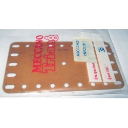 Plaques plastique transparentes Meccano 9x5 trous