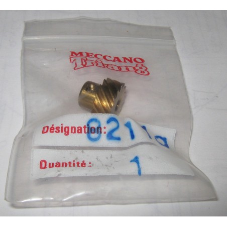Pignon hélicoïdal droit Meccano 14 dents