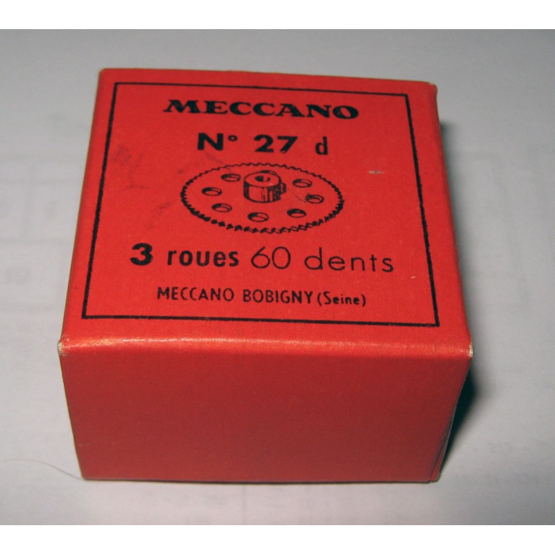 Roues dentées Meccano 60 dents
