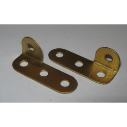 Équerres de châssis coudées pour Meccano, 3 x 1, or