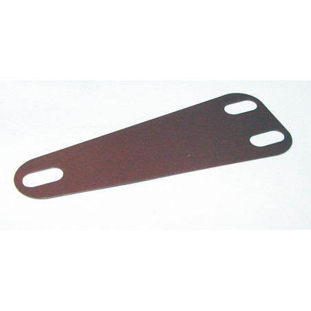 Plaque flexible trapèze de 2 x 1 trous Marron