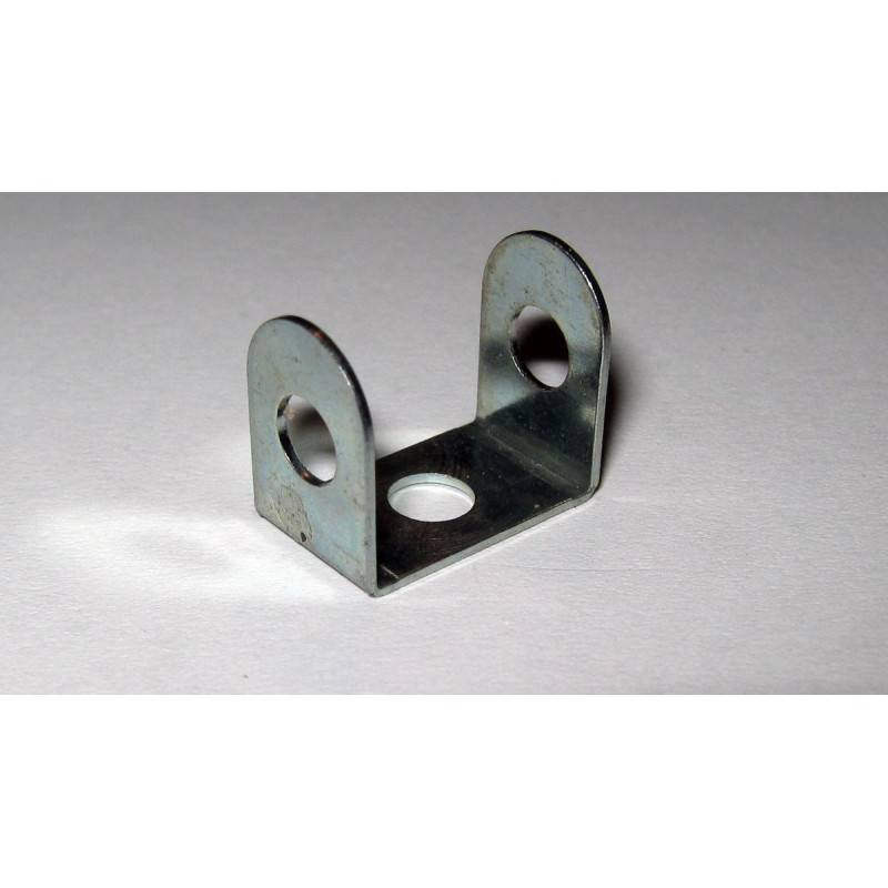 Support double étroit 12 x 12 mm zinguée