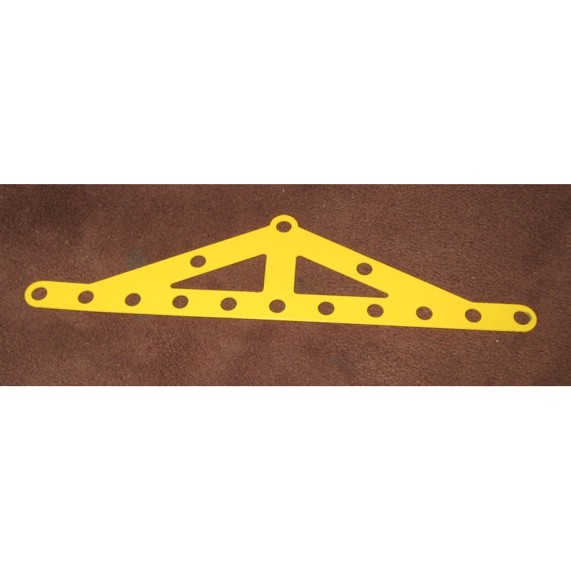 Poutrelle triangulée Meccano jaune