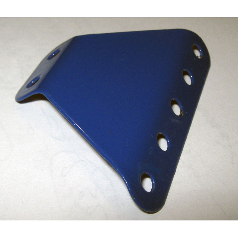 Plaque trapèze à rebords Meccano, bleue