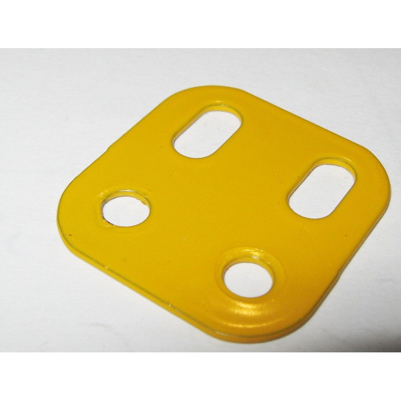 Poutrelle Meccano 2 trous jaune