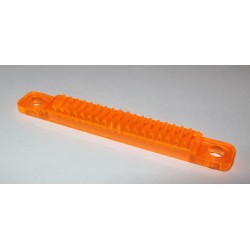 Crémaillère plane Meccano plastique orange fluo