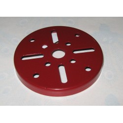 Boudin de roue Meccano 66 mm rouge