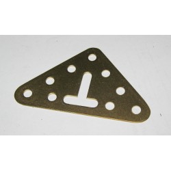 Gousset à glissières pour Meccano 4 x 4 trous or