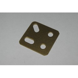 Plaque spéciale pour Meccano 2 x 2 trous or