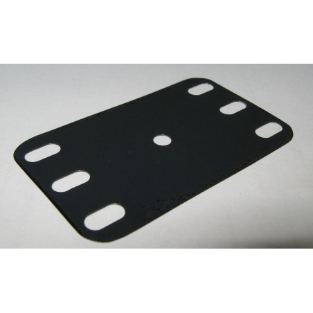 Plaque flexible Meccano 5x3 trous noire