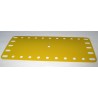 Plaque flexible Meccano 11x5 trous jaune