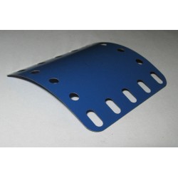 Plaque cintrée Meccano de rayon 43 mm bleue