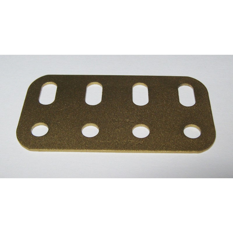 Poutrelle Meccano 4 trous or