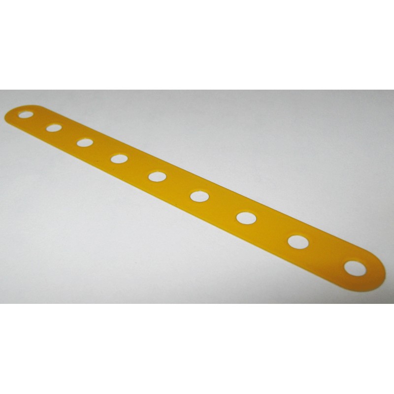 Bande flexible Meccano 9 trous jaune