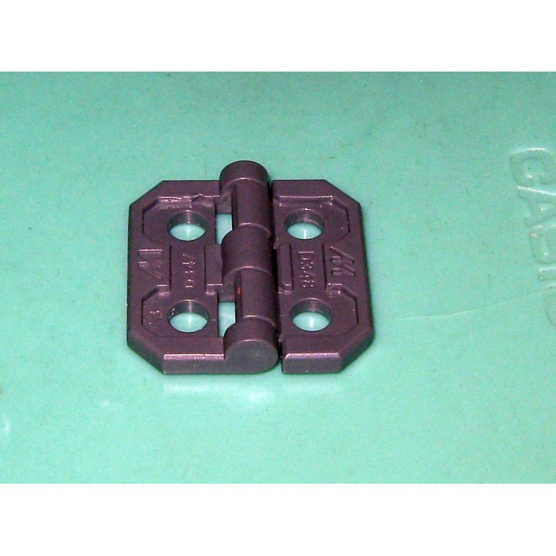 Charnière Meccano plastique grise