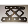 Longrine Meccano 5 trous nickelée