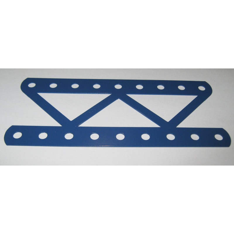 Longrine Meccano 9 trous bleue