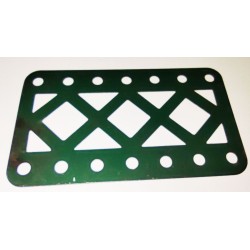 Longrine Meccano 7 trous verte