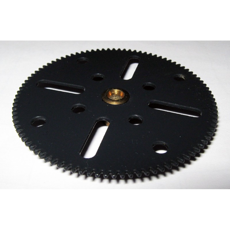 Roue dentée Meccano 95 dents gris très foncé