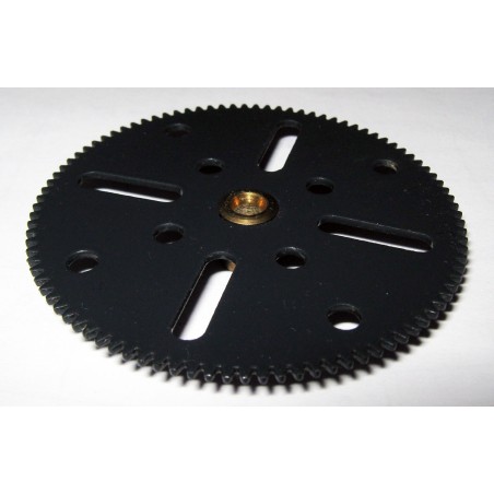 Roue dentée Meccano 95 dents gris très foncé