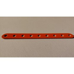 Bande Meccano 9 trous orange