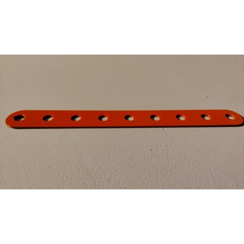 Bande Meccano 9 trous orange
