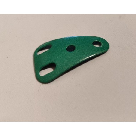 Plaque isocèle curviligne Meccano vert