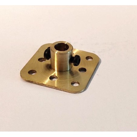 Embase carrée Meccano 8 trous pour axe de 8 mm axe