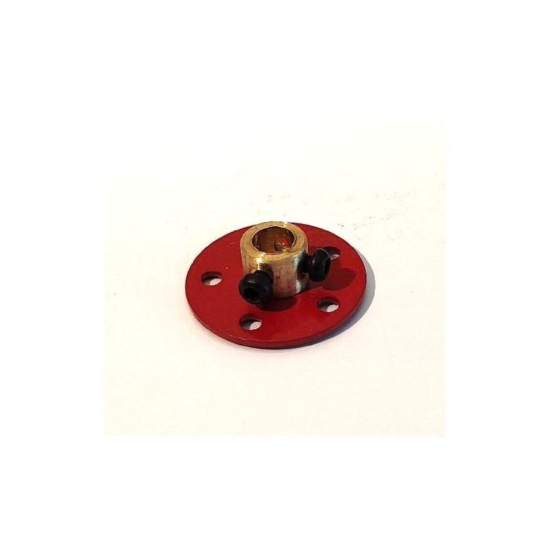 Roue barillet Meccano 5 trous pour axe Meccano de 8 mm