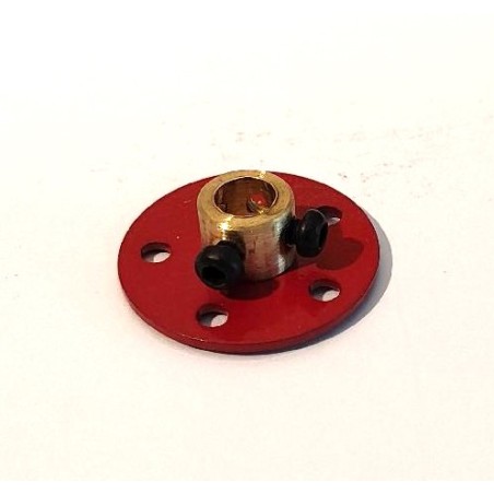 Roue barillet Meccano 5 trous pour axe Meccano de 8 mm