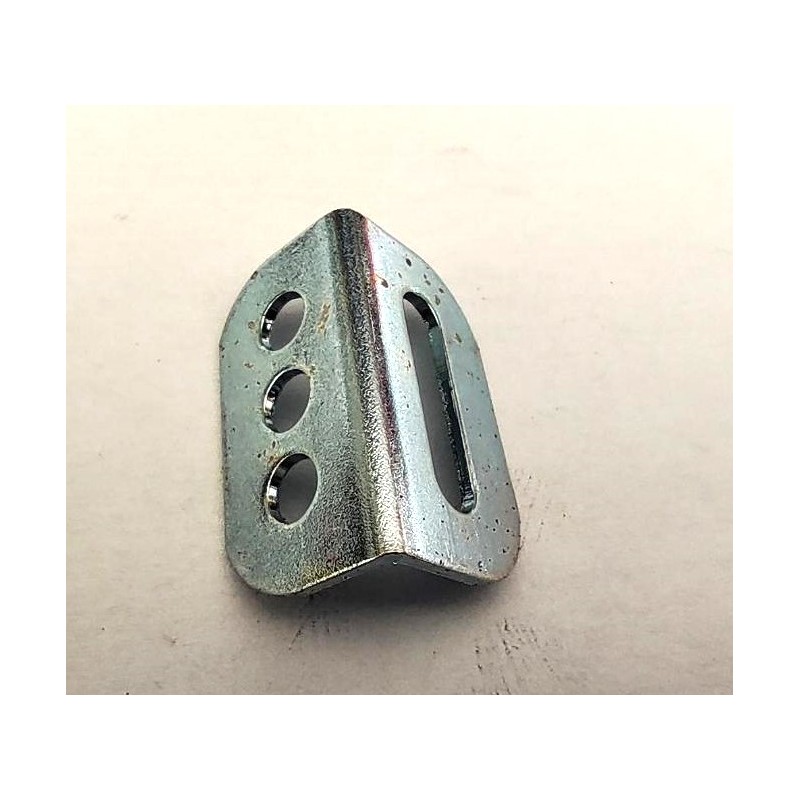 Equerre large à glissière Meccano zinguée