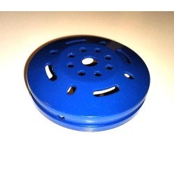 Flasque de roue 78 mm bleue