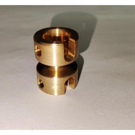 Accouplement jumelé à douilles pour axe 3 pans Meccano