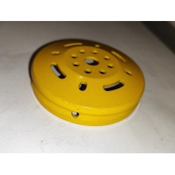 Flasque de roue 78 mm jaune