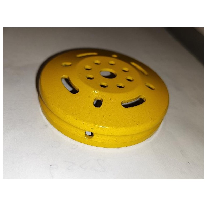 Flasque de roue 78 mm jaune