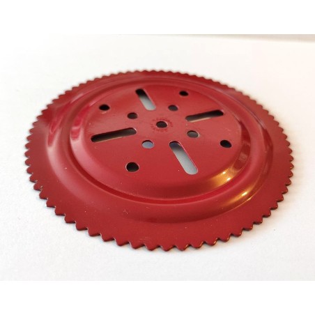 Plateau denté de roulement à billes Meccano rouge