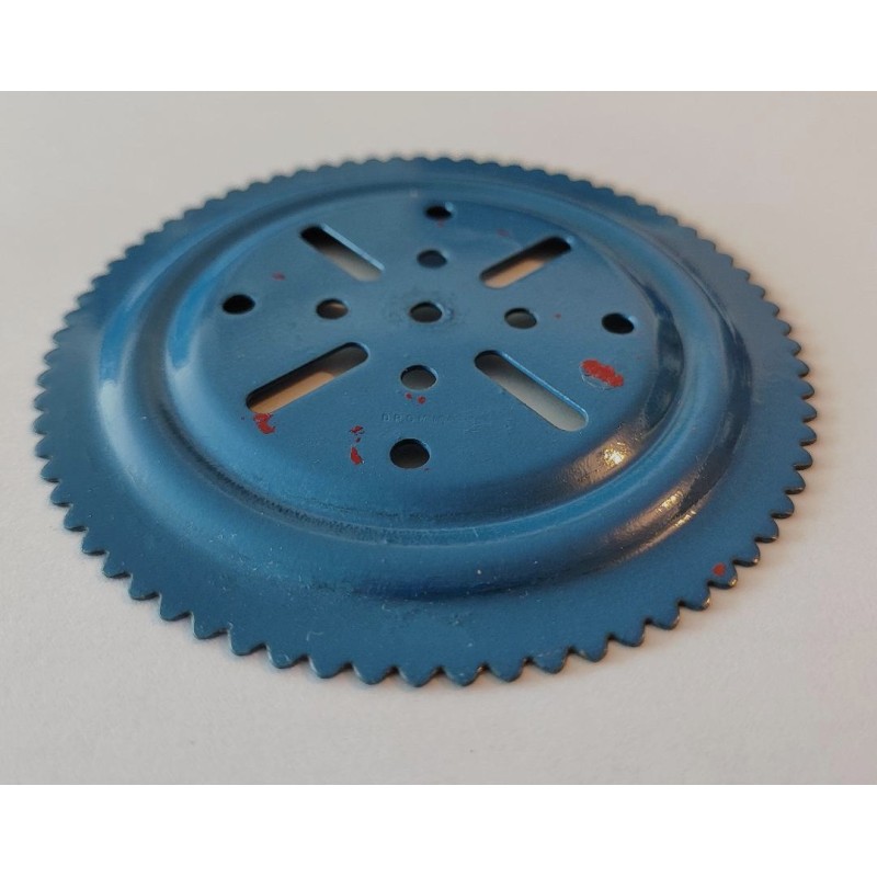 Plateau denté de roulement à billes Meccano bleu