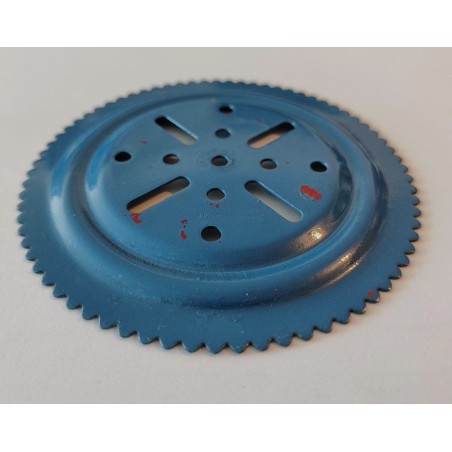Plateau denté de roulement à billes Meccano bleu