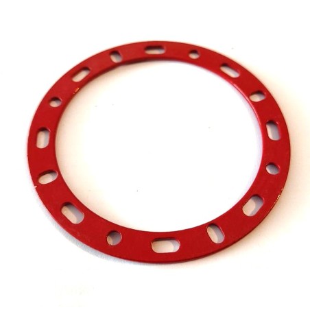 Bande circulaire étroite Meccano 89 mm rouge