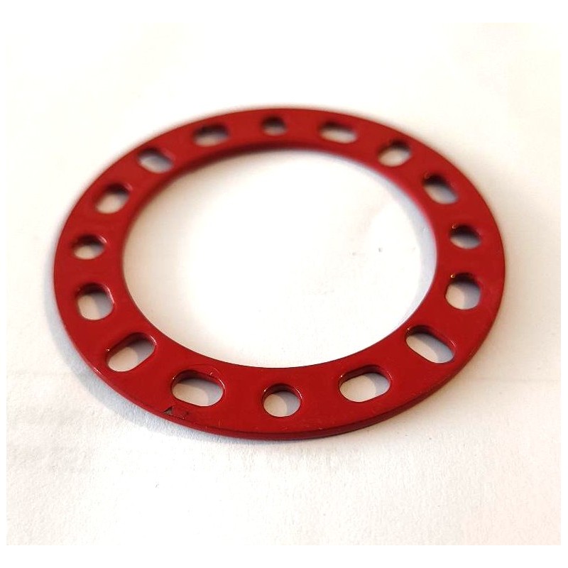 Bande circulaire étroite Meccano 63,5 mm rouge